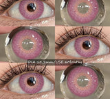 New Colored Contact Lenses 2pcs Fashion Blue Eyes Contacts Gray Beauty Pupils Brown Colorful Makeup Contact Green Lens
