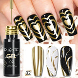 7.5ML Green Crystal Cat Magnetic Gel Nail Polish Shiny Green Glitter Cat Eye Gel For Manicure Soak Off UV Nail Art Varnish