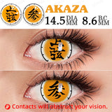 1Pair Anime Contact Lenses For Eyes Chainsaw Man Cosplay Makima Makeup Accessories Pupils Eye Contact Lens