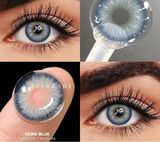 1Pair Color Contact Lenses for Eyes Fashion Blue Eye Lenses Natural Brown Lens Green Contacts Yearly Gray Beauty Pupils