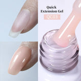 Wine Red Jelly Gel Nail Polish Glitter Nude Translucent Quick Extension Gel Semi Permanent Varnish UV Gel Nail Art 1