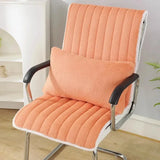 Milk Velvet Integrated Chair Cushion Household Dining Chair Cushion Comfortable Stool Covers for Prolonged Sitting in The Office