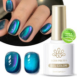 10ml Pink Gold Water Light Cat Magnetic Gel Polish HEMA TPO FREE Aurora Glitter Crystal Soak Off UV Varnish Manicure