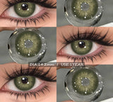 2pcs Natural Color Contact Lenses For Eyes Pattaya Green Lenses Blue Eye Contacts Lens Gray Beauty Pupils Yearly Use