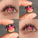 1pair Yashiro Nene Cosplay Colored Contact Lenses 12months