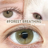 14.2mm Natural Y2K Colored Contacts 2pcs 6 Months Glossy Shiny Eye Lenses Soft Makeup Lenses
