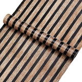 Wood Stripe 45cm Background Wall Self-adhesive Wallpaper Desk Cabinet Furniture Renovation PVC Waterproof Sticker