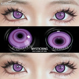 1 Pair Halloween Color Contact Lenses for Eyes Cosplay Lenses Anime Cosmetics Makeup Purple Colored Lenses Red Eye