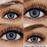 1pair Natural Color Contact Lenses for Eyes Blue Lenses Gray Pupils Lens Brown Lenses Yearly Cosmetic Green Contacts