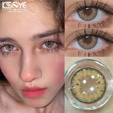 2PCS Korea lris Colored Contact Lenses Soft Makeup Products Enlarge Eyes Beauty Soft Lens Eye Fast Delivery
