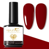 10ML Burgundy Red Gel Nail Polish Long-Lasting French Style Gel Nail Supplies For Manicure DIY Design Nail Art Varnish Winter