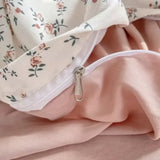 Romantic Tulip Pink Bedding Set Bed Flat Sheet Pillowcase Twin Full Queen Princess Style Bed Linen Kids Girls Floral Duvet Cover