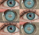 Colored Contact Lenses Fashion Blue Eye Makeup Lens Gray Beauty Pupils Brown Eyes Contact For Daily Dating 6 Months Use