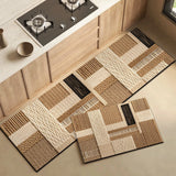 Kitchen Rugs Imitation Hemp Rope Weave Texture Carpet Anti-fouling Washable Pvc Floor Mat Long Strip Runner Anti-slip Mats