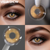 1 Pair Natural Beauty Eyes Colored Contact Lenses Small Pupil 12-Month Disposable Cosmetics Lenses Color Contacts