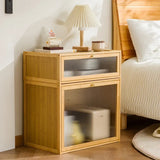 Exquisite Minimalist Solid Wood Bedside Table Locker Small Simple Bedroom Home 2025 New Bedside Shelf Cabinet