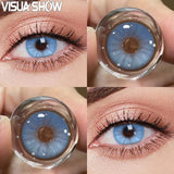 1 Pair Contact Lenses for Cosplay Makeup Blue Lenses Eyes Contacts Yearly Small Pupil Cosmetics Brown Lenses for Party