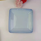 6 Inch 8 Inch Creative Ceramics Square Plate Dessert Western Food Plate Fruit Dim Sum Plate House Solid Color Tableware