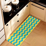 Kitchen Carpet Waterproof Oil-proof PVC Leather Washable Floor Mats Long Strip Runner Kitchen Rug Home Decoration Tappeto Cucina