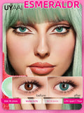 1Pair Color Contact Lenses for Blue Eyes Natural Pupils Green Ice Lenses Eye Color Contact Lens