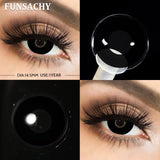 Halloween Makeup Cosplay White Lens Cosplay Contact Lens Beauty Cosmetics Colored Contacts Black Lenses Circle Red Lens