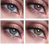 Natural Contact Colored Lenses For Eyes Beauty Color Lens Eyes 1 Pair Gemstone Colored Contact Lens