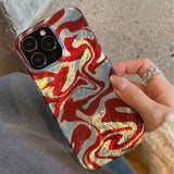 Wave Ripples High-End Stylish Soft Phone Case For iPhone 17 Cases iPhone 16 Pro Max 16E 15 14 13 12 11 XS X XR 7 8 16 Plus Cover