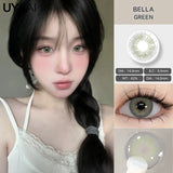2pcs Color Contact Lenses Brown Color Lens Baby Blue Eyes Beauty Pupils Cosmetic Makeup Green Contacts Gray Lenses Yearly
