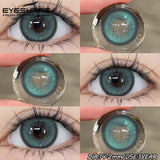 1 Pair Color Contact Lenses for Eyes fashion Color Eye Lens Brown Eye Lenses  Gray Pupils Lens Yearly soft lenses