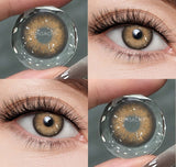 2Pcs Best Selling Contacts Colored Lenses Color Blue Green Grey Series Soft Lens Natural EyeBeauty Pupil Cosmetic Lens