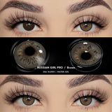 1 Pair Colored Contact Lenses Pupils Fashion Brown Lenses for Makeup Cosplay Lenses High Quality Natural Pupils Year