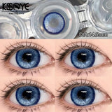 1 Pair New Color Contact Lenses Degree High Quality Blue Eyes Colored Lens Makeup Beautiful Pupil Yearly Use