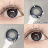 Raw Cocoa Hazel Brown Contact Lenses Half Year Natural Lens For Korean Bare Skin No-Makeup Campus Casual Wear 2PCS