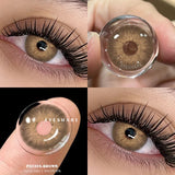 Hot Sales Colored Pupils for Eyes Green Eye Lenses 1 Pair Blue Colored Contacts Brown Natural Fashion Lenses Beauty Lense