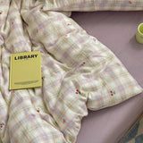 100% Cotton Bedding Set Cartoon Cute Animals Duvet Cover Set Bed Linen Flat Sheets Set 2 Pillowcases Single Double Queen Size
