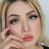 Colored Contact Lenses for Eyes 2Pcs Natural Grey Green Cosmetic Lenses Beauty Eye Pupilles Yearly Soft Lens