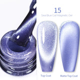 Auroras Cat Magnetic Gel Nail Polish Reflective Sparkling Glitter Semi Permanent Nail Art Soak Off LED UV Gel Varnis