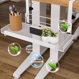 Undertable Storage Rack Plug-in Cable Office Supplies Storage Shelf Metal Adjustable Durable Under Desk Cable Organizer Rack