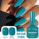 Single-use gel nail polish, 15ml each, requires LED lighting, solid color, a must-have for manicures | Vibrant nail colors | Nai