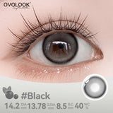 2pcs Crystal Gradient Blue Colored Lenses 14.5mm Clear Texture Daily Makeup Party Shiny Brown Lenses Gray Lens For Women