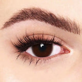 Natural Brown Colored Contact Lenses 14.5mm Big Eyes Glass Pupil Gray Lens Blue Eye Lenses for Daily&Party Makeup
