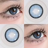 1Pair Natural Colored Contact Lenses For Eyes Brown Contacts Lenses Fashion Blue Eyes Lenses Yearly Korean Gray Contacts