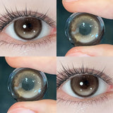 2Pcs Yearly Colored Contact Soft Circular Lenses Power Beauty Pupil Eyes Makeup Blue Natural Fast Shipping Hot Selling