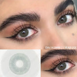 2pcs Blue Green Contact Lenses Yearly New Colored Lens Brown Natural Cosmetic Gray Big Eyes Student Beauty Pupil