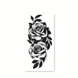 1 Sheet Arm Flowe Tattoo Sticker Waterproof Long Lasting Arm Party Temporary Tattoo
