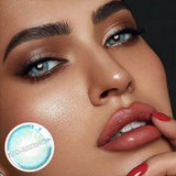 New Russian Girl Pro Color Contact Lenses Blue Lenses for Eyes 1 Pair Natural Look Brown Lenses Fashion Lenses