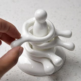 6pcs Set  Egg Stand Ceramic Chopstick Holders Spoon Rest Chopstick Stand  Kitchenware for Dining Table Decoration Home Ornament