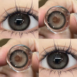 2PCS New Colored Contact Circular Lenses Green Eyes Beauty Pupil  Makeup Blue Lens Fast Shipping