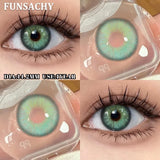 1 Pair  Contact Lenses for Eyes Color Eye Contacts Brown Gray Lens Beautiful Pupils for Makeup Yearly Use