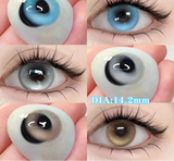 1 Pair Myopia Lenses Grey Colored Contact Lenses with Prescription Blue Eye Lenses Korean Lenses Natural Beautiful Pupil